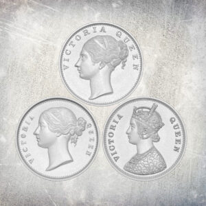 Queen Victoria Coin Sculpture Set